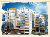 8-этажный многоквартирный жилой дом со встроенными административными помещениями и подземной автостоянкой: г. Калининрад, ул. Бассейная, 11 (Октябрьский район)